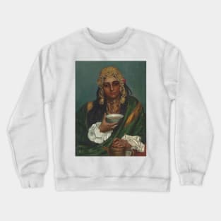 Martaba, a Kashmiree Nautch Girl by Valentine Cameron Prinsep Crewneck Sweatshirt